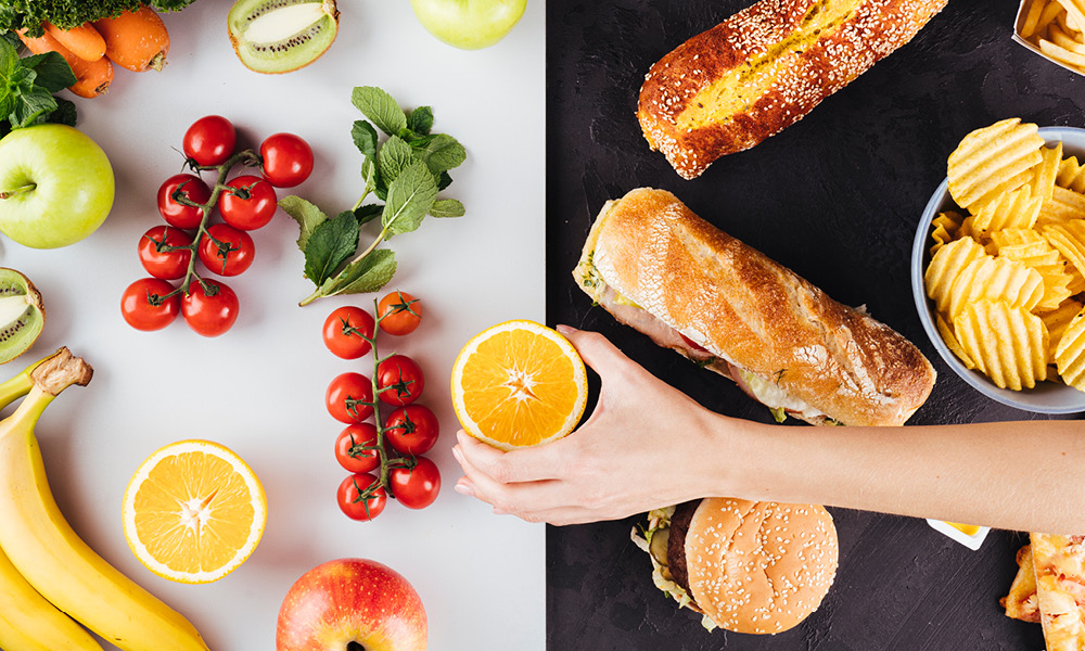 Jezte menší porce, pijte dostatek vody